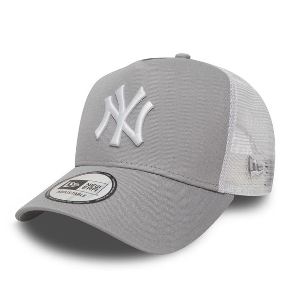 New Era Adjustable Trucker Cap - New York Yankees Grey