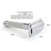 Edwin Jagger Chrome Lined DE Safety Razor (Closed Comb)