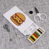 'Kawaii Cheeseburger' Mini Travel Sewing Kit (SE00031300)