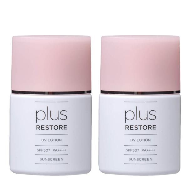 Set of 2 Plus Restore UV Lotion 30ml Sunscreen Lotion SPF50+ PA++++