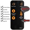 Replacement Remote Control for Heat Surge Space Heater WP18D (with Wall Mounting Bracket)