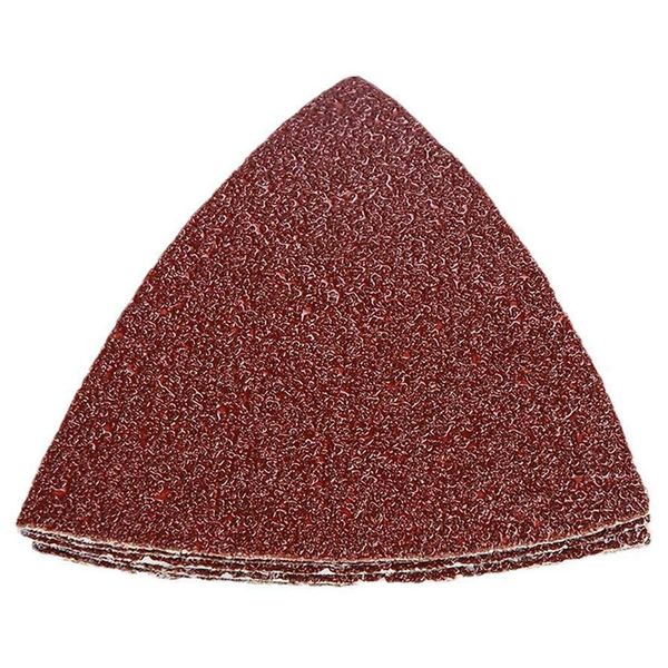 40 Grit Triangular Multitool Sandpaper, 80mm Wood Sanding Paper Fit 3-1/8 Inch Oscillating Multi Tool Sanding Pads, Pack of 20 (Not Universal Size, Please Check The Size)