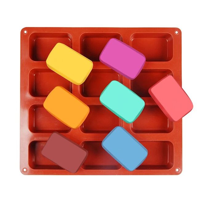 Nonstick Rectangle Silicone Brownie Pan Cake Baking Mold Loaf