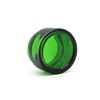 3PCS Upscale Empty Refillable Glass Cream Lotion Packing Bottle Jars Cosmetic Makeup Eye Cream Storage Holder Container with Black Cap and PP Liner DIY Beauty Tool (Green, 30g/1oz)