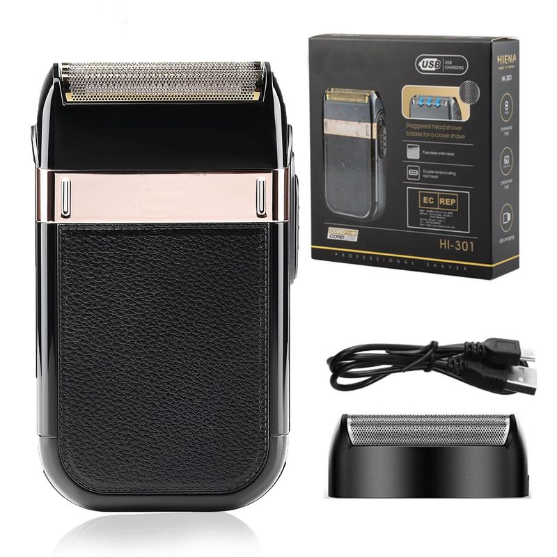 Electric Razor for Men,USB Rechargeable Electric Foil Shaver Waterproof ...