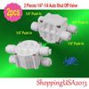 2 Pieces 1/4-1/4 Auto Shut Off Valve Quick Connect Push In Water Filter System