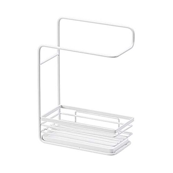 Astro 711-52 Dish Towel Hanger, White, Approx. W 7.0 x D 3.5 x H 10.0 inches (17.8 x 9 x 25.5 cm), Dish Towel Stand, Sponge Rack, Dish Towel Holder