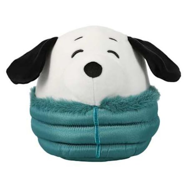 Squishmallows Snoopy in Puffer Jacket Plush, 6.5 Inches