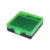 MTM 100 Round Flip-Top Ammo Box 38/357 Cal (Clear Green/Black)