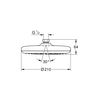 Grohe Tempesta 210 Kopfbrause, 26408000