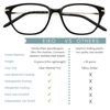 Umizato Blue Light Glasses Unisex Eiko Blocking Computer Acetate Black NEW