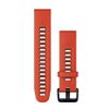 Garmin epix PRO (g2) 20mm QuickFit Flame Red/Graphite Silicone Band