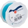 PRÄSENT Organza Ribbon, Polyester, Turquoise, 40mm-25m