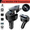 For MAZDA Bluetooth Car Wireless FM Transmitter Adapter MP3 Player USB Charger