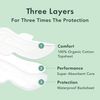Rael Organic Cotton Cover Pads - Regular Absorbency, Unscented, Ultra Thin Pads with Wings for Women (56 Total)