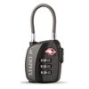 Osprey TSA 3 Dial Cable Lock Black O/S