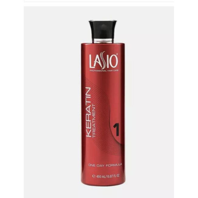 LASIO Keratin One Day Formula Hair Treatment 15.87 fl oz Fresh AUTHENTIC SEALED