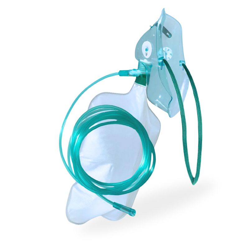 STAYPROTECH High Concentration Oxygen Mask with Reservoir Bag and 2.1m ...
