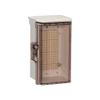 Nitto Kogyo OP12-1525CA Plastic Box Transparent Door with Roof