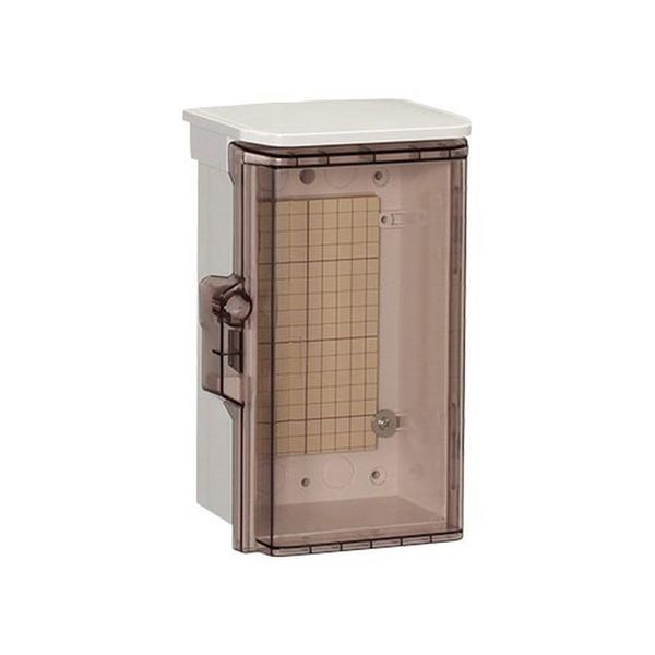 Nitto Kogyo OP12-1525CA Plastic Box Transparent Door with Roof