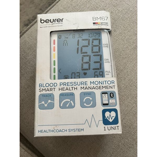 Beurer Blood Pressure Monitor Smart Health Management Health Coach System