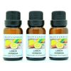 Lemon Verbena (Made in USA) 3 Bottles 1/2 Fl Oz Each (15ml) Premium Grade Scented Fragrance Oil (Lemon and Grassy Herbals Scented)