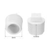 uxcell 20 Pcs PVC Pipe Female Thread Plug 1/2" Thread Plug for Plumbing Water Line White