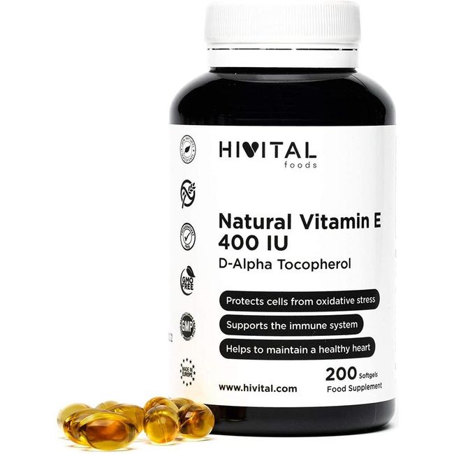 Direct purchase from Germany Natural Vitamin E 400 IU Softgel Capsules 200ea (Supply for more than 6 months)