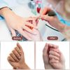 DINGFENG 100 Pcs Sanding Bands，Nail Drill Sanding Bands，Sanding Sleeves，Nail Sanding Band-80#120#180#204# for Manicures and Pedicures Care Nail Tools