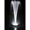 Small Floating Fountain, 600 GPH, White LED Lights, 30' Cords, Adjustable Spray