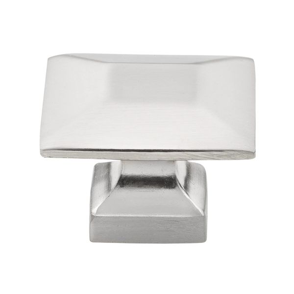 GlideRite Hardware 1.375 inch 5101-SN-50 Square Cabinet Knobs, 50 Pack, 1.375", Satin Nickel Finish