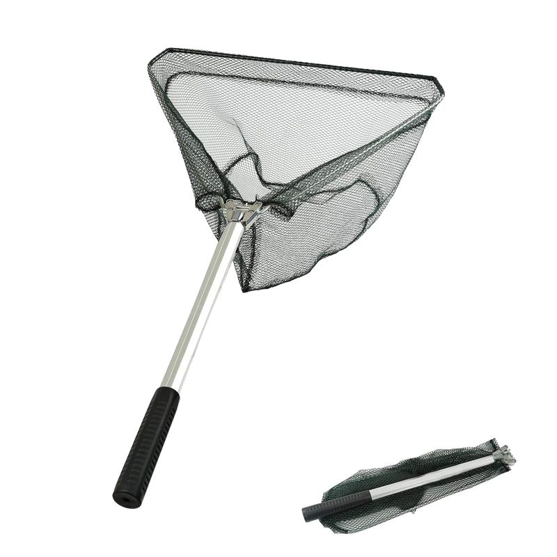 Telescopic Folding Fishing Landing Net, 50cm Pole Collapsible ...