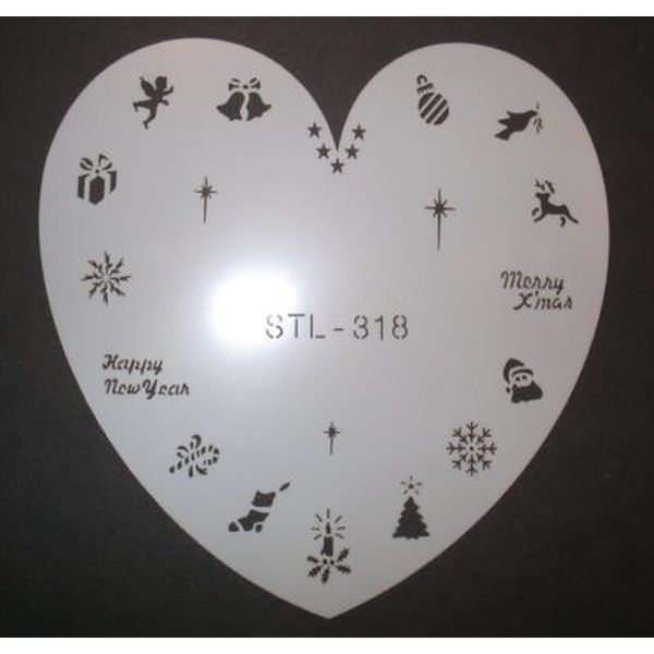 Airbrush Schablone STL 318