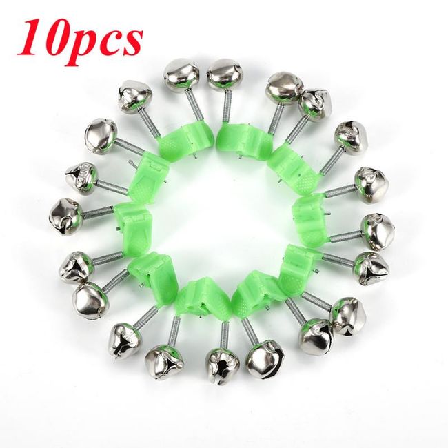 Dropship 10PCS Fish Rod Bell Plastic Fishing Bells Clip Fishing