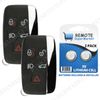 2 Replacement for Land Rover 2012-2016 LR4 2012-2015 LR2 Remote Key Fob Entry