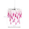 INNOTECK Cherry Ceiling Chandelier Acrylic Shade, Pink & Light Pink
