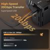 SmallRig USB C to USB C 60cm Data Cable 23.6" Support PD 100W Fast Charing