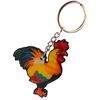 Westmon Works Rooster Keychain Vibrant Colors Key Chain Ring Accessory