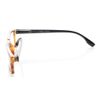 Eyekepper Readers Classical Rectangular Spring-Hinges Quality Reading Glasses Amber Frame-Black Arm +2.25
