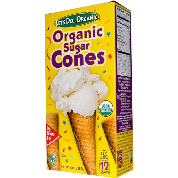 Let’s Do…Organic: Organic Sugar Cones (1 x 4.6oz)