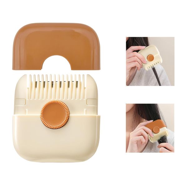 2-in-1-Haarschneider,Spliss Entferner Gerät & Haarstyling Geräte, Mini Tragbare Haarbruch Werkzeug, Spliss Haarschneider, Haar Entferner Gerät, Haare Schneiden Hilfsmittel (Orange)