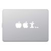 Kind Store MacBook Air/Pro 11/13" Macbook Sticker Decal Evolution White M433-W