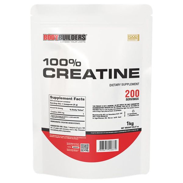 BODY BUILDERS Bodybuilders 100% Creatine, Unflavored, 2.2lb, 200 Servings