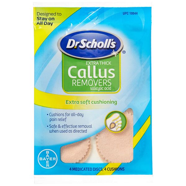 Dr. Scholl's Extra Thick Callus Removers 4 Cushions ea.