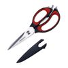 Farberware 4-in-1 Kitchen Shears, 2-Piece, Black and Red
