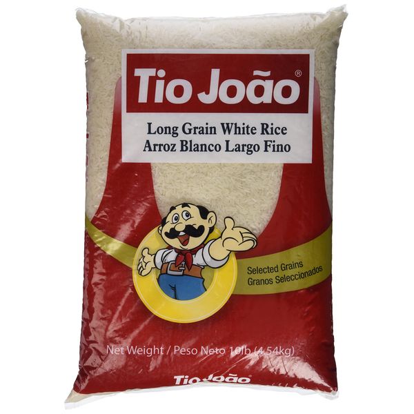 Tio Joao Long Grain White Rice 10 lbs || Arroz Tio Joao  4.54kg