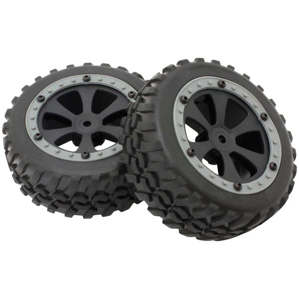 Kyosho EZTH002GY Tire & Foil Set (Gray/Sand Master)