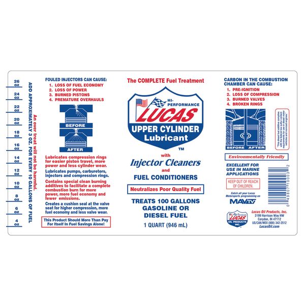 Part Synergy Replacement for Fuel Treatment - 1 Quart Direct Fit