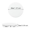 ITROLLE 20PCS 35mm Plastic Concealed Hinge Hole Cover Plug Cap White