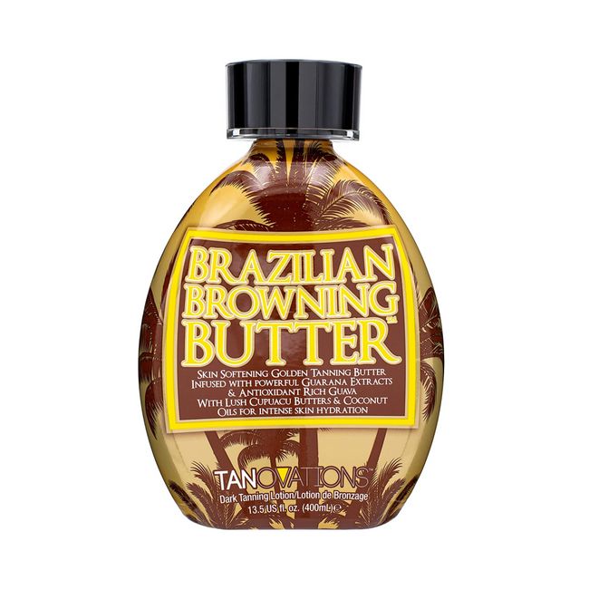 Millennium Tanning Ed Hardy Brazilian Browning Butter Dark Tan Intense Skin Moisturizing 400ml, 1 Pack